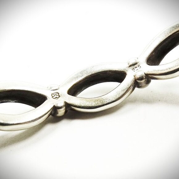 SLANE & SLANE Beautiful Sterling Silver Bangle Bracelet 41 Grams - Picture 8 of 10